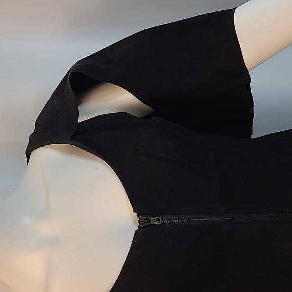 Alexander Wang Suede Capelet Dress - Picture 4 of 12